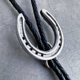 White Bronze & Silver Cast Bolo Ties by Heliotrope