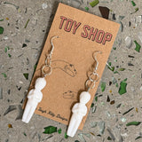 Toy Shop Earrings by Tough Kitty Designs