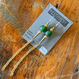Glass & Pearl Earrings by Heliotrope