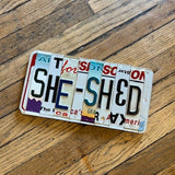 License Plate Signs by the Lost Highway Sign Company