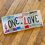 License Plate Signs by the Lost Highway Sign Company