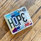 License Plate Signs by the Lost Highway Sign Company