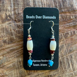 Turquoise Earrings by Beads Over Diamonds
