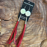 Mother of Pearl Earrings by Beads Over Diamonds