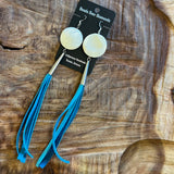 Mother of Pearl Earrings by Beads Over Diamonds