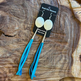 Mother of Pearl Earrings by Beads Over Diamonds