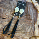 Mother of Pearl Earrings by Beads Over Diamonds