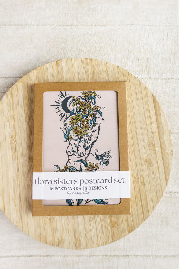 Postcard Set of 16 by Marcy Ellis