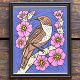 Framed Desert Bird Giclée Prints by Jenna Tomasello