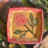 Linnie Square Dish Rose