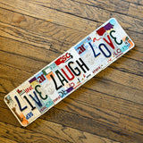 License Plate Signs by the Lost Highway Sign Company
