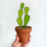 Stained Glass Cactus by Goodness Glass