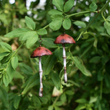 Lightweight Wool Mushroom Earrings by Bobbi Solum