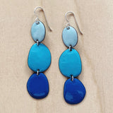 Enameled Three-Piece Earrings by Little Toro Designs
