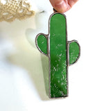 Stained Glass Saguaro Sun-Catchers by Goodness Glass