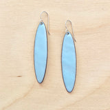 Enameled One-Piece Earrings by Little Toro Designs