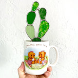Stained Glass Cactus by Goodness Glass