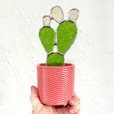 Stained Glass Cactus by Goodness Glass