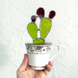 Stained Glass Cactus by Goodness Glass