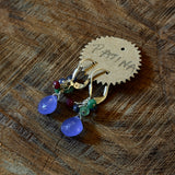 Gemstone and Turquoise Earrings by Patina Jewelry