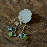Gemstone and Turquoise Earrings by Patina Jewelry