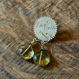 Gemstone and Turquoise Earrings by Patina Jewelry