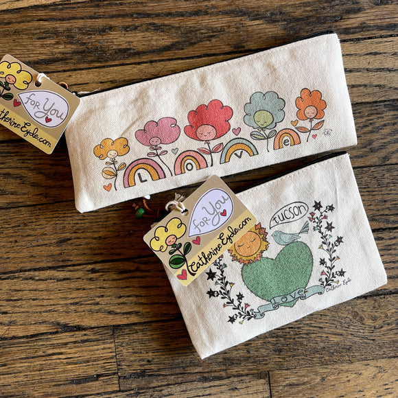 Zipper Pouches by Catherine Eyde
