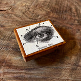 Scrap Wood Eye Magnets by DDCo Design