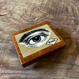 Scrap Wood Eye Magnets by DDCo Design