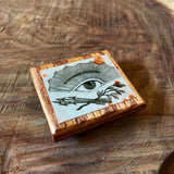 Scrap Wood Eye Magnets by DDCo Design