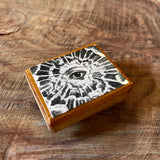 Scrap Wood Eye Magnets by DDCo Design