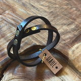 Leather Bangles by Haul Leather
