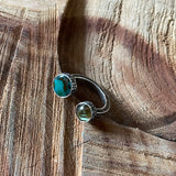 Turquoise Sidecar Rings by High and Dry
