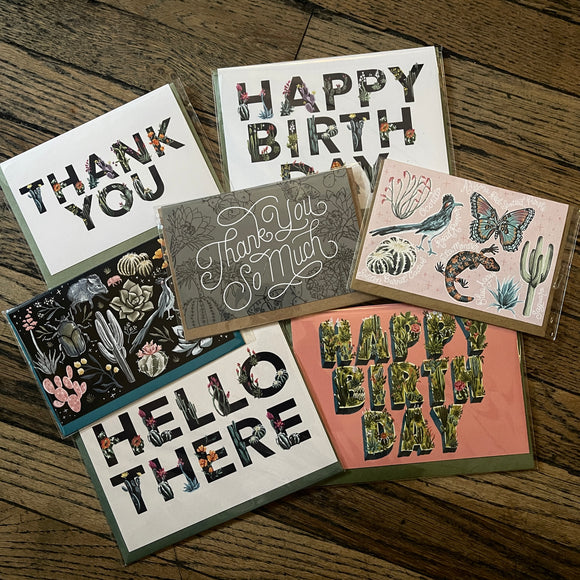 Greeting Cards by the Desert Pen