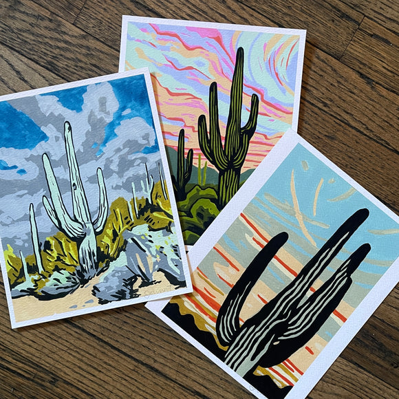 Saguaro Giclee Prints by Jenna Tomasello