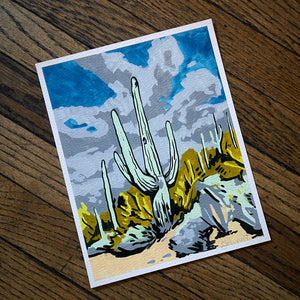 Saguaro Giclee Prints by Jenna Tomasello