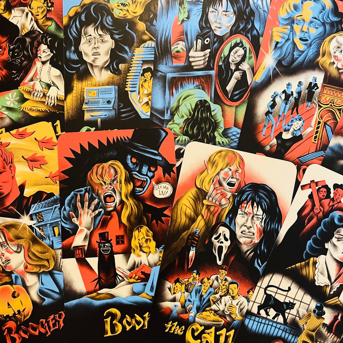 50 Cards and Guidebook Classic Horror Oracle – Pop Cycle Tucson