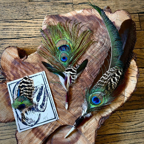 Feather Hat Pins