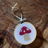 Hand Stitched Ornaments by Mehgan on the Moon