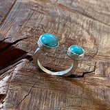 Turquoise Sidecar Rings