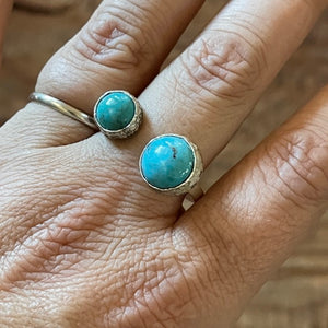 Turquoise Sidecar Rings by High and Dry
