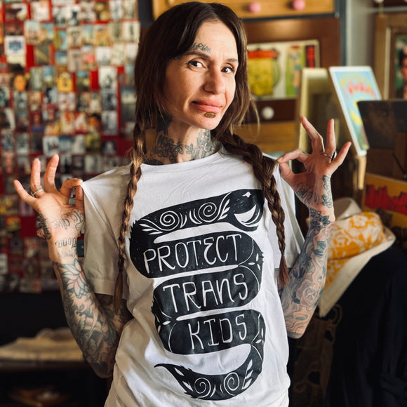 Protect Trans Kids Tee by Racheal Rios