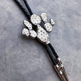 White Bronze & Silver Cast Bolo Ties by Heliotrope