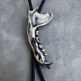 White Bronze & Silver Cast Bolo Ties by Heliotrope