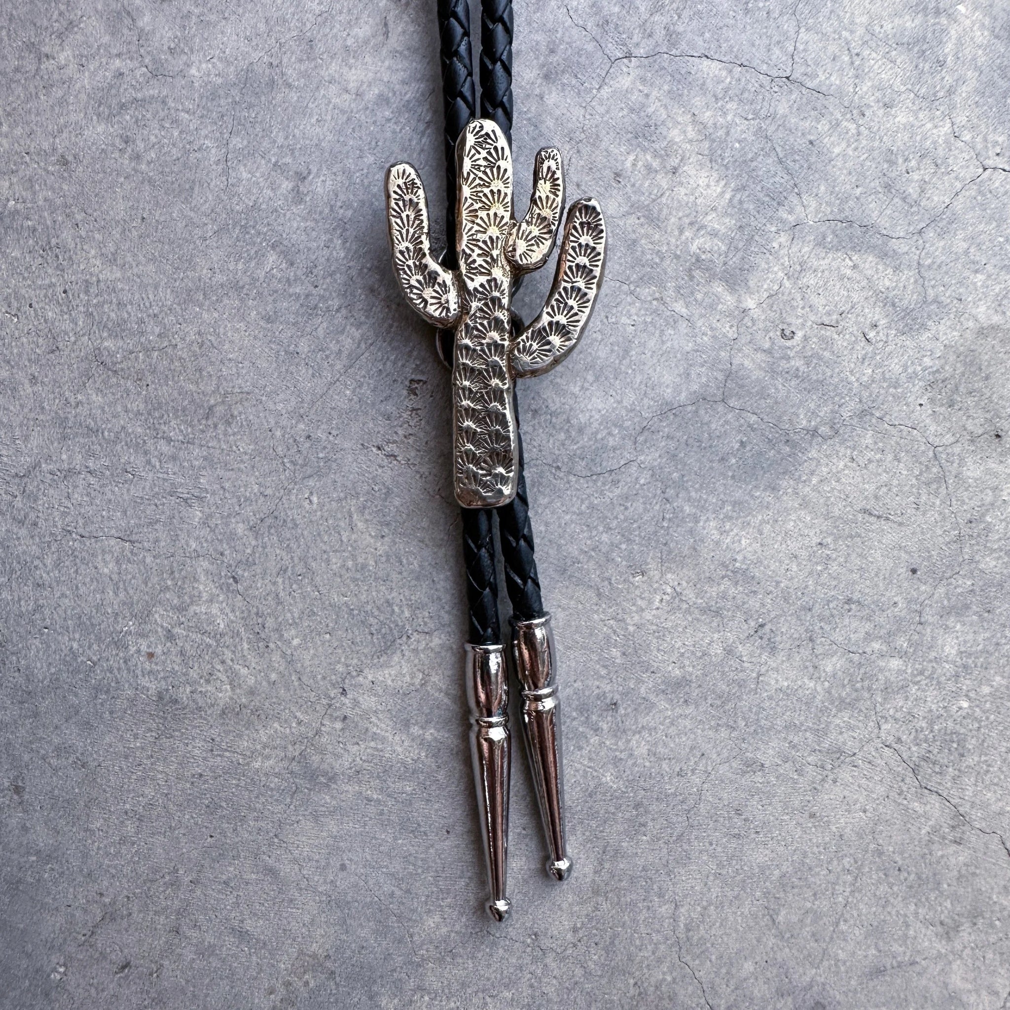 Silver and Cream Bolo Tie Set Shiny Silver Bolo Tie Western Bolo Tie Men Women Bolo Ties  main image 2