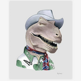 Dapper Animal Art Prints 8X10