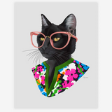Dapper Animal Art Prints 8X10