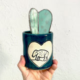 Stained Glass Cactus by Goodness Glass