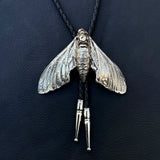 White Bronze & Silver Cast Bolo Ties by Heliotrope