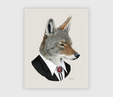 Dapper Animal Art Prints 8X10